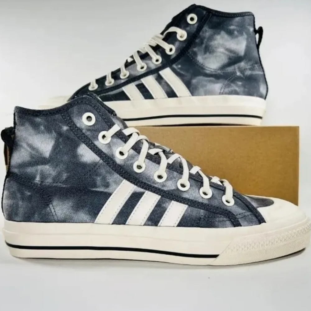 adidas Nizza Hi RF Originals Men's Shoes Grey Four/Wonder White